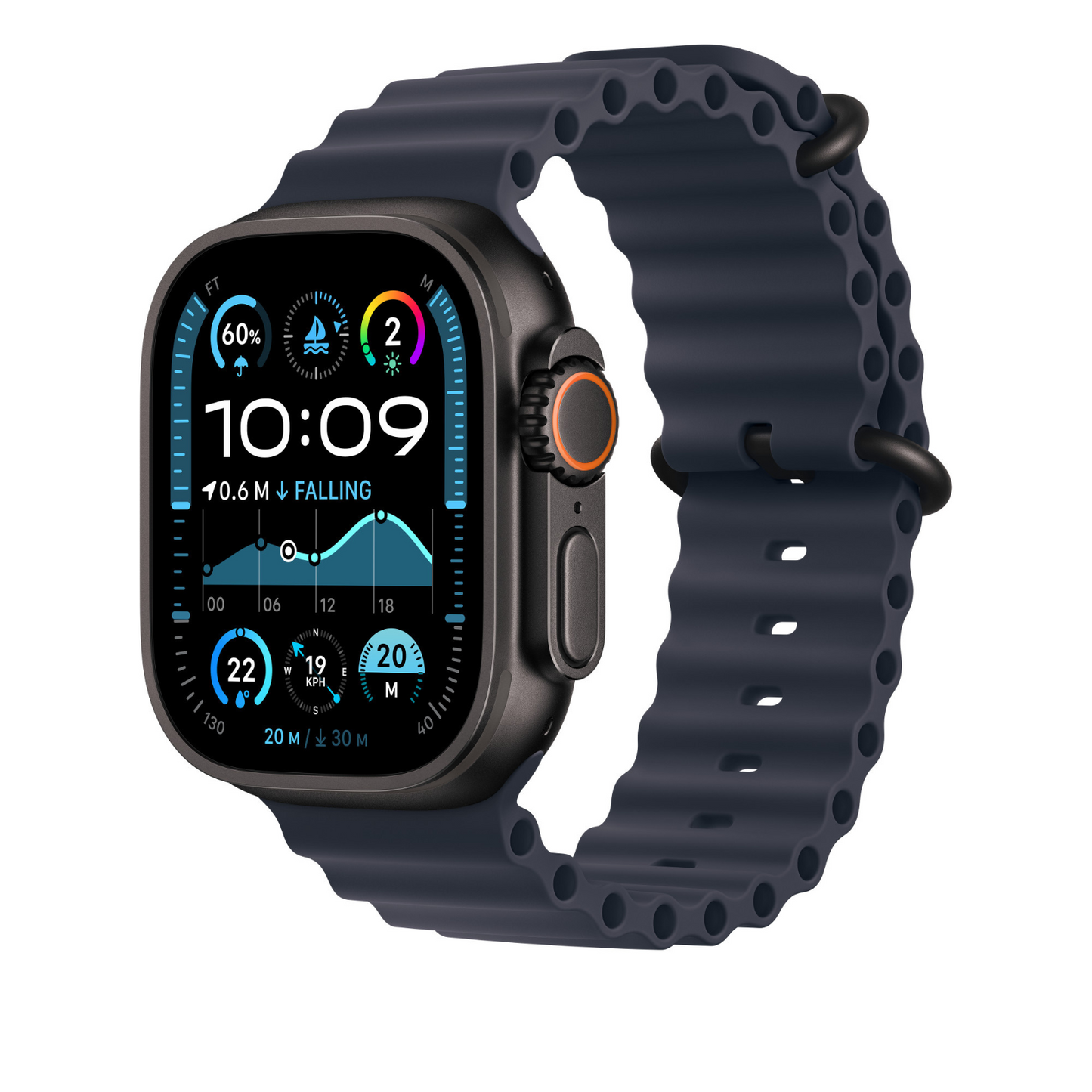 Silicone Ocean Strap – iWatch Ultra Compatible