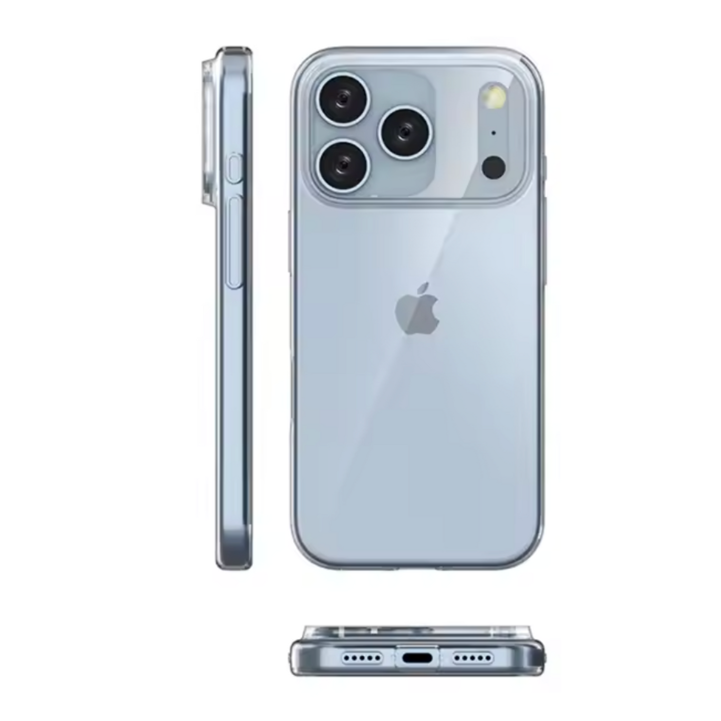 Crystal Clear Protection for Your iPhone 17 Series - Hard TPU Silicon Case