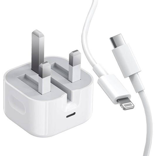 USB-C Power Adapter with USB-C to Lightning Cable