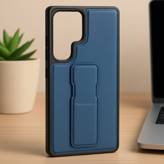 Galaxy S25 Ultra Shockproof Protective Case with Kickstand & Grip