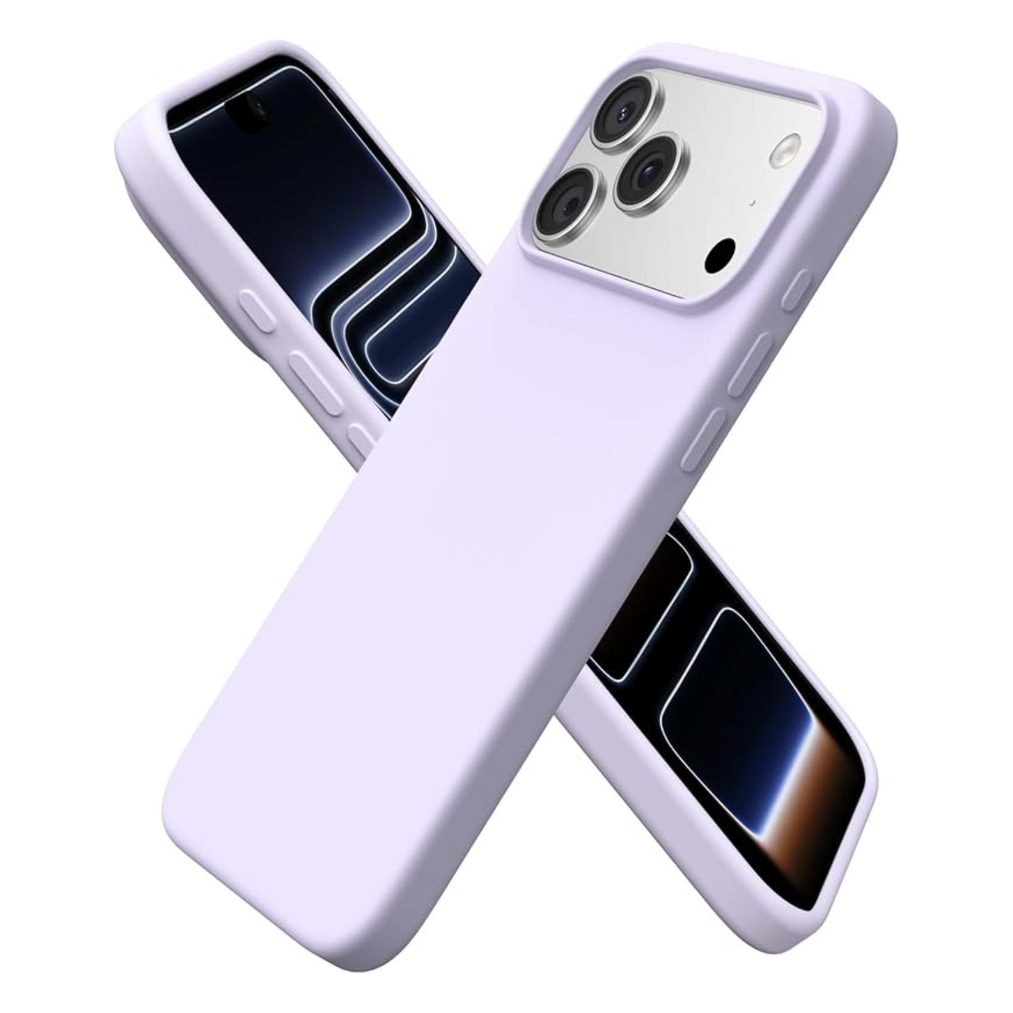 Light Purple Silicone Case for iPhone – Soft Touch, Slim & Protective