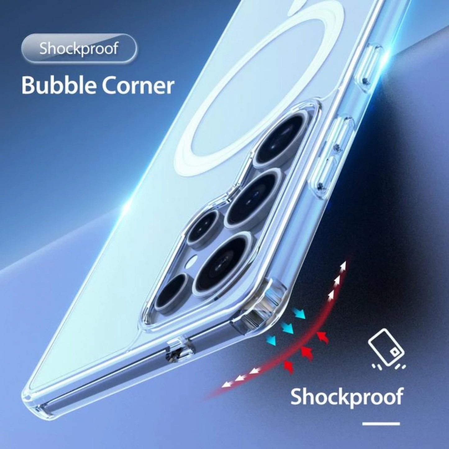 Galaxy S25 Series Magnetic Crystal Clear Cases