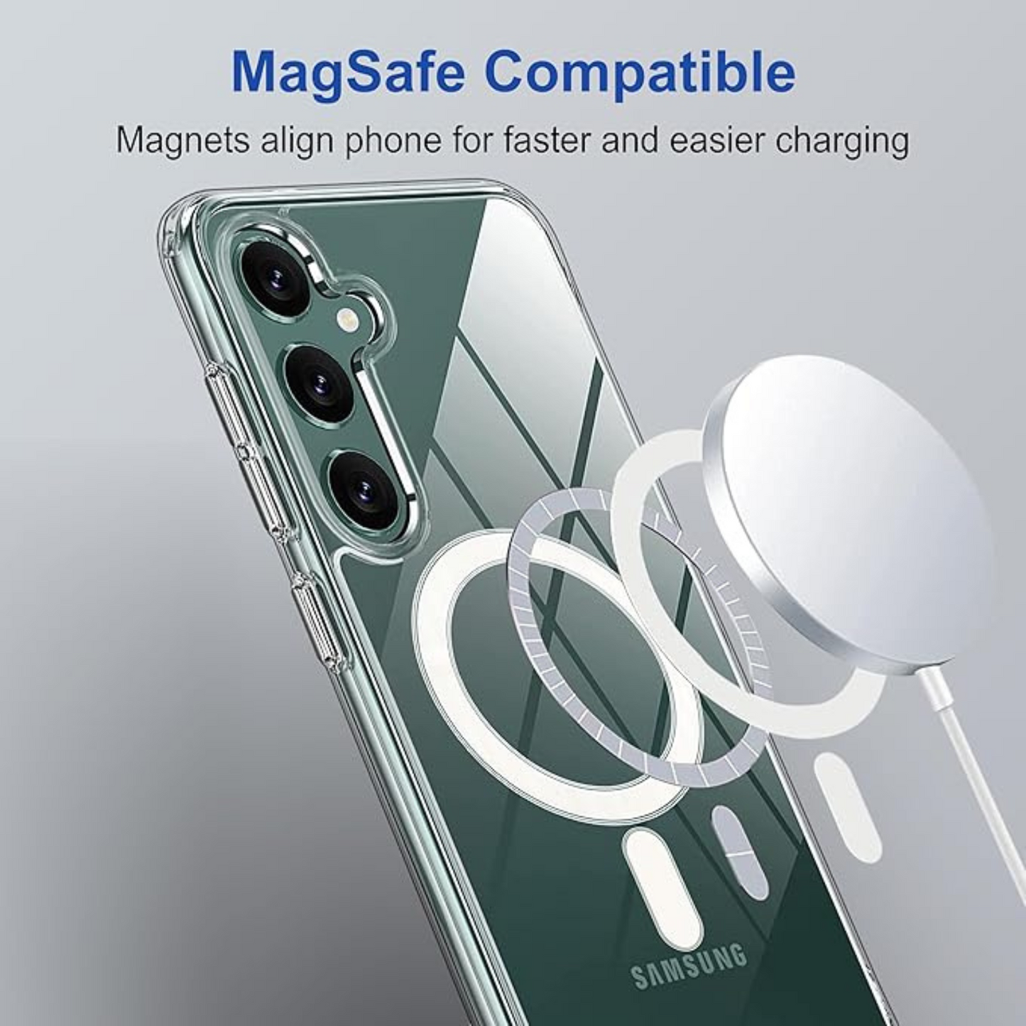 Galaxy S25 Series Magnetic Crystal Clear Cases