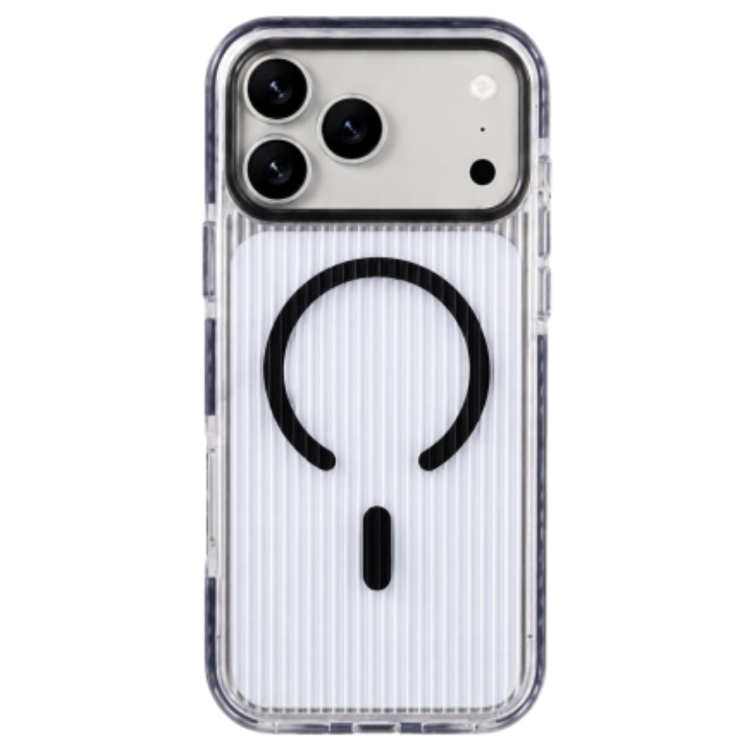 Crystal Clear Ribbed MagSafe Case for iPhone 18 Pro, 18 Pro Max, 17 Pro & 17 Pro Max