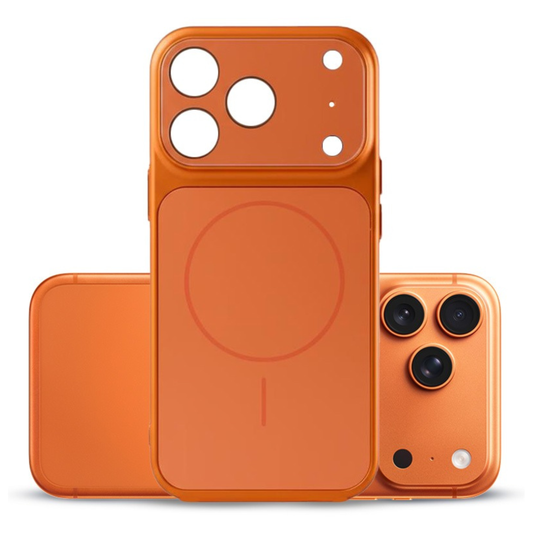 Lightweight Silicon Cosmic Orange MagSafe Cover for iPhone 17 Pro and Pro Max
