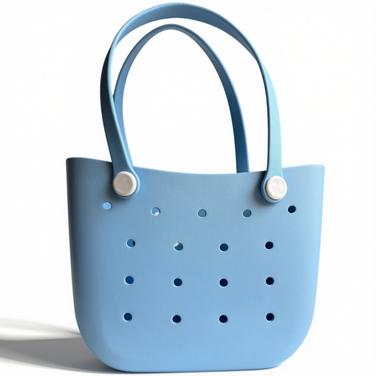 Rubber Beach Tote Bag – Light Blue