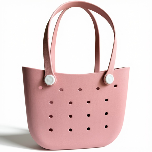 Rubber Beach Tote Bag – Beige