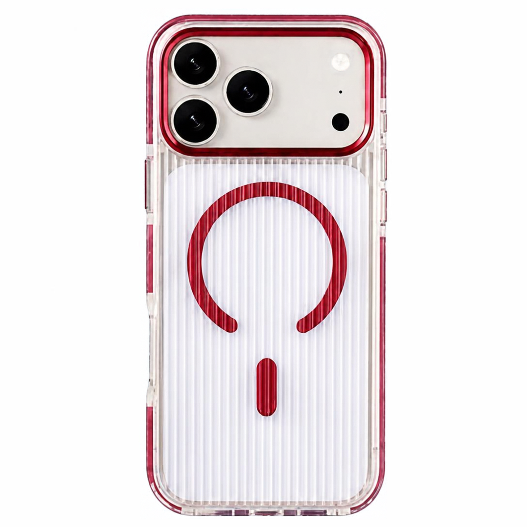 Crystal Clear Ribbed MagSafe Case for iPhone 18 Pro, 18 Pro Max, 17 Pro & 17 Pro Max