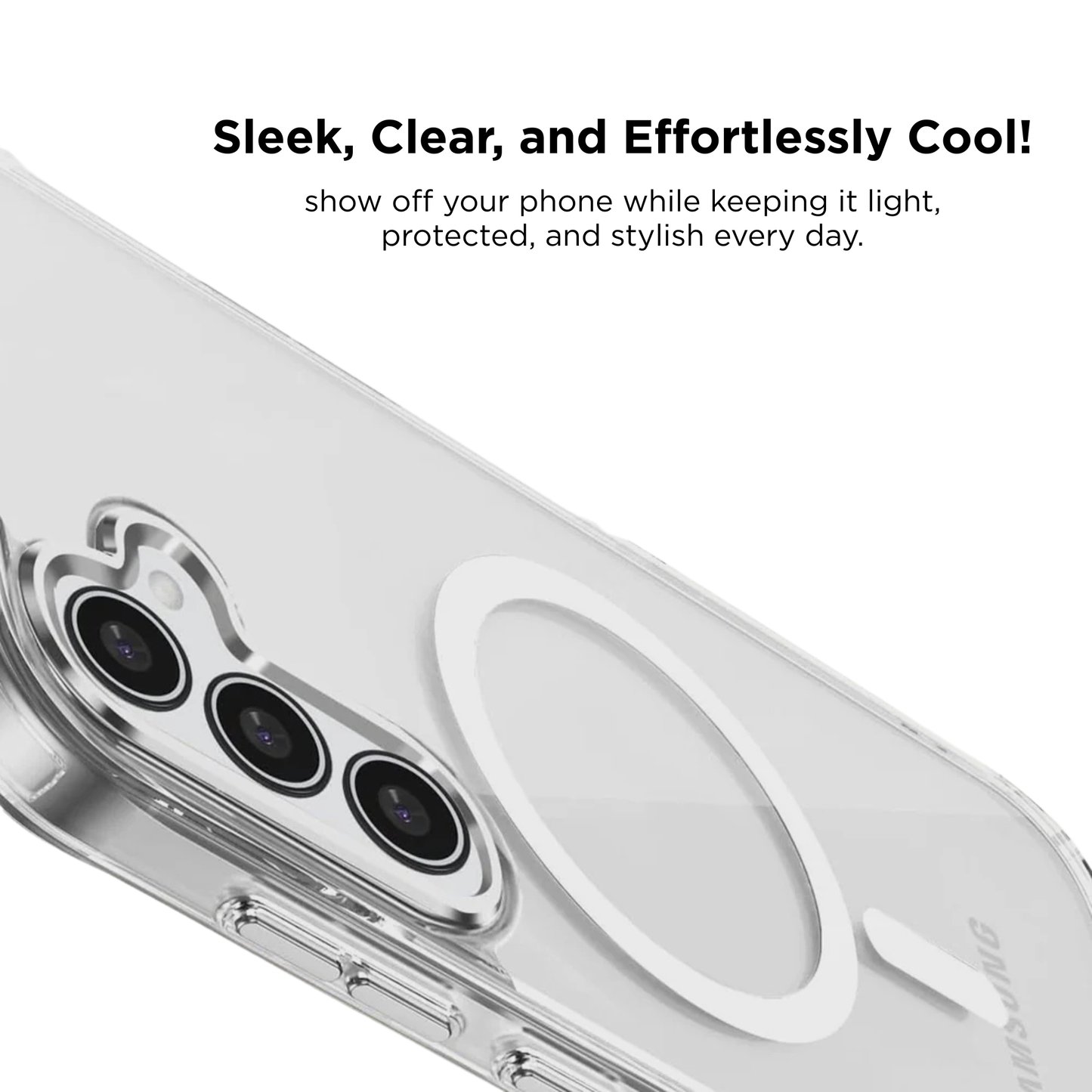 Samsung Galaxy S26 Series Crystal Clear Magnetic Case