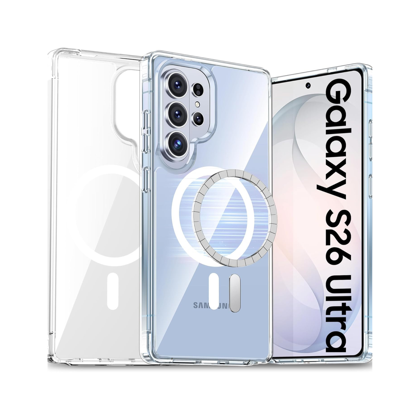 Samsung Galaxy S26 Series Crystal Clear Magnetic Case