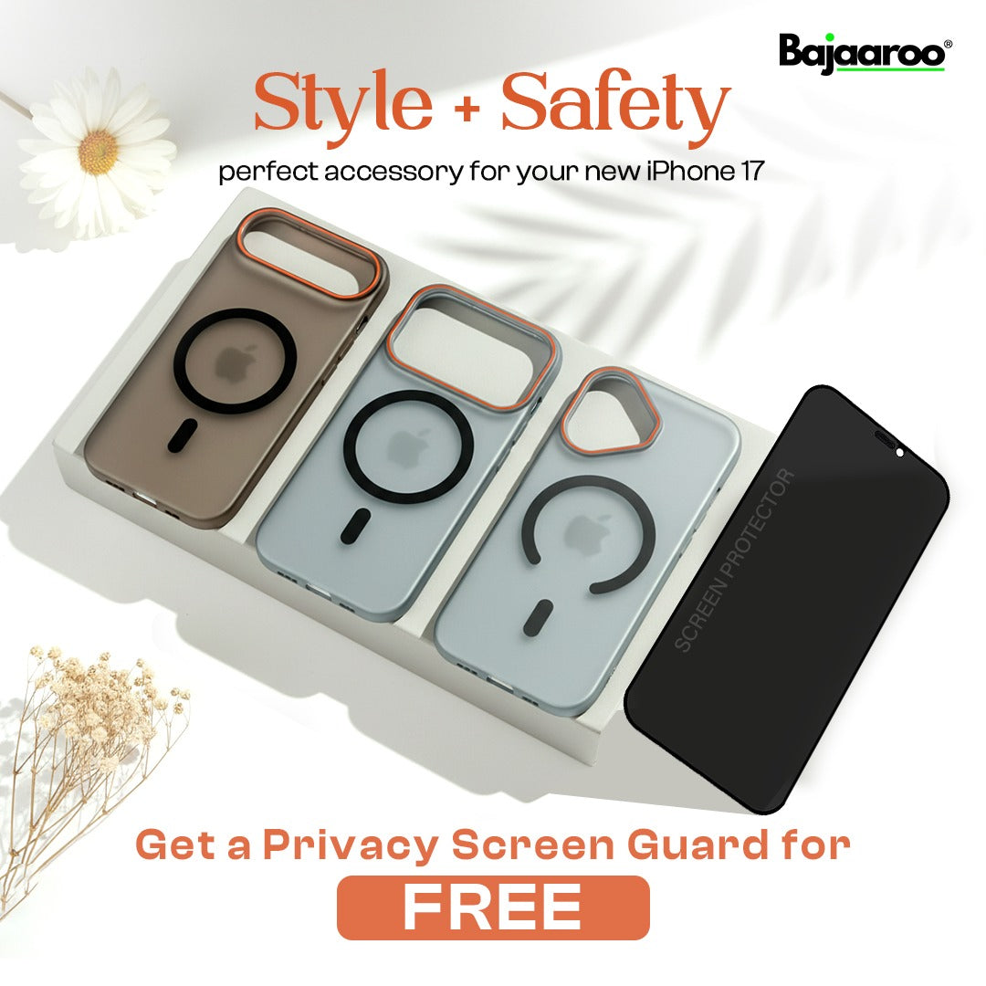 iPhone 17 Cover with Free Privacy Screen Guard