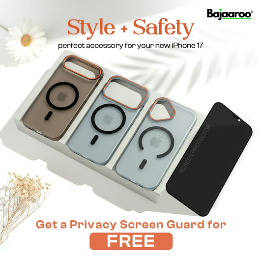 iPhone 17 Cover with Free Privacy Screen Guard